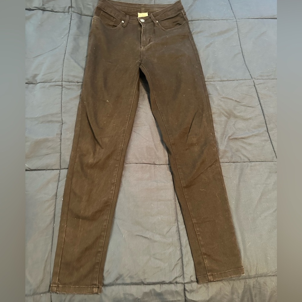 Serra Black Denim Skinny Jeans size 8